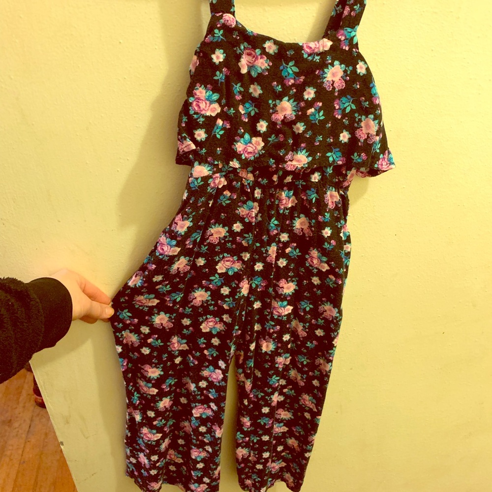 Justice girls floral jumper